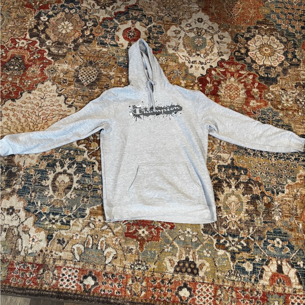 Champion Light Gray Men's Hoodie